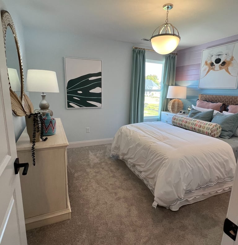 Calm organized bedroom RevampT Spaces in Northern KY
