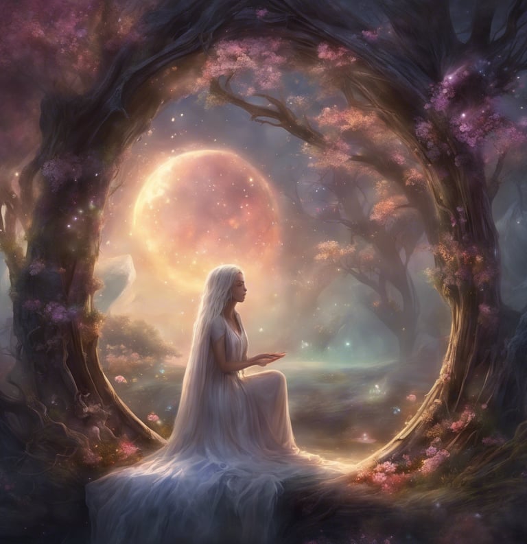 a road in the middle of a field with mountains in the background