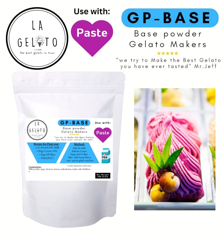 GP-Base powder for Gelato