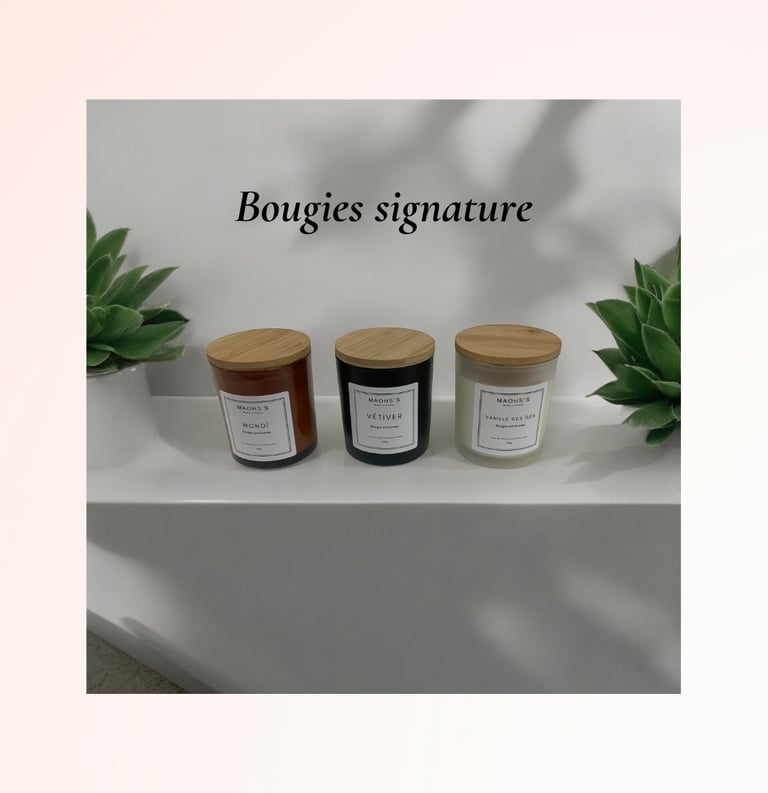 Bougies artisanales