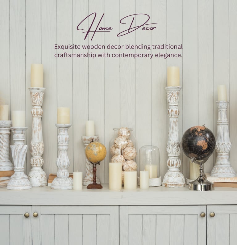 wooden hom decor products by lakri-kala