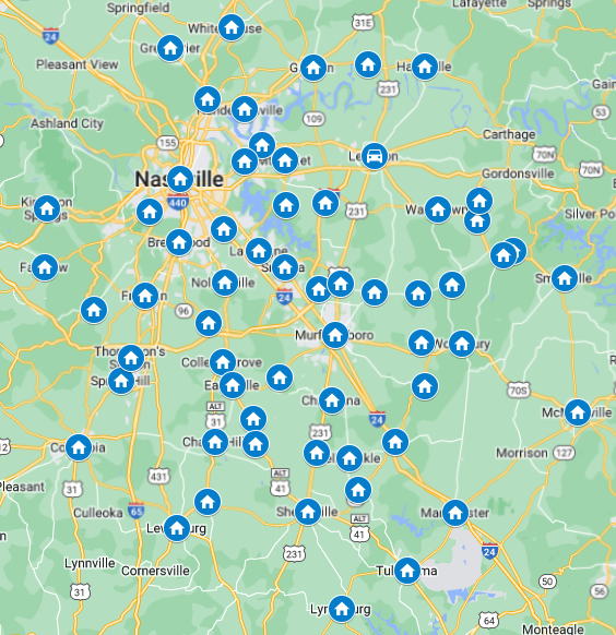 OCS Concrete Solutions Map