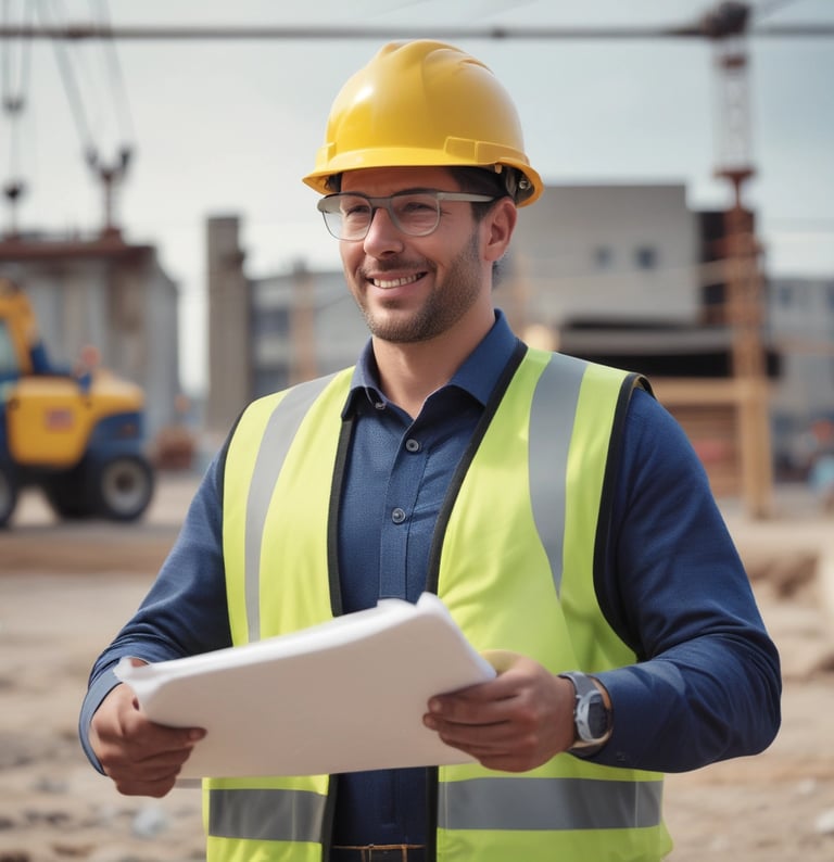 a man in a white shirt and a white helmet