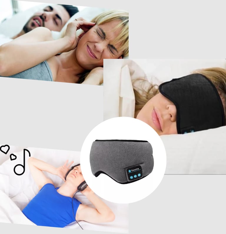 maschera bluethoot per dormire