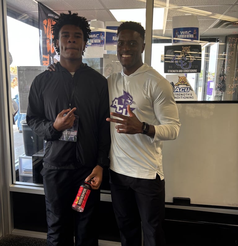 Coach DJ Williams makes an scholarship offer to Adairian Alexander