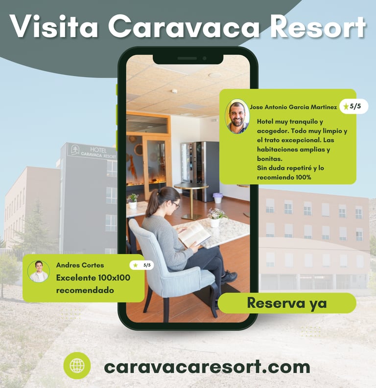 Creativo publicitario diseñado por Salcedo Agencia para Caravaca Resort en Murcia.
