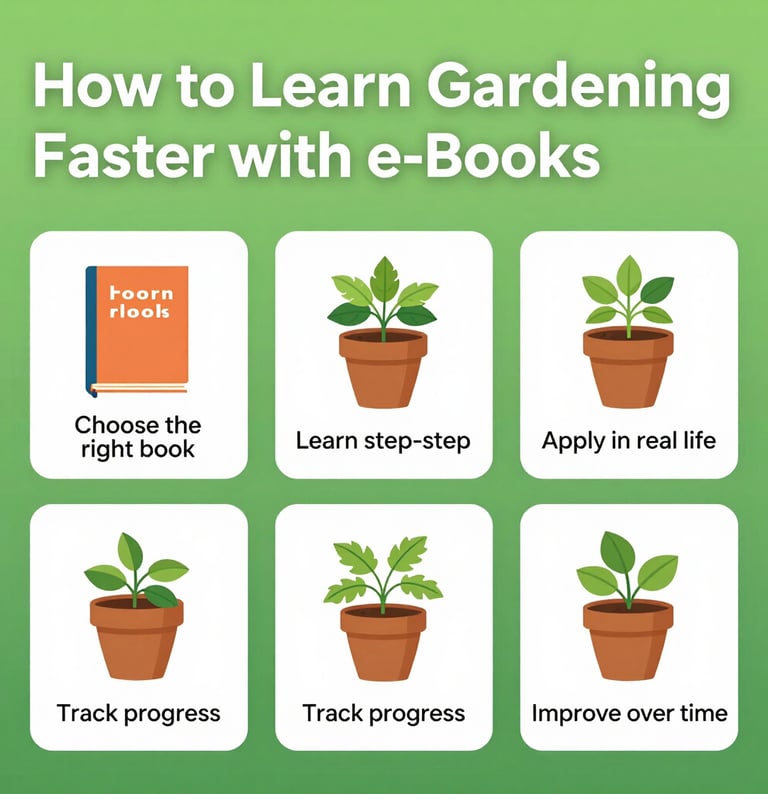 How to Learn Gardening Faster with eBooks