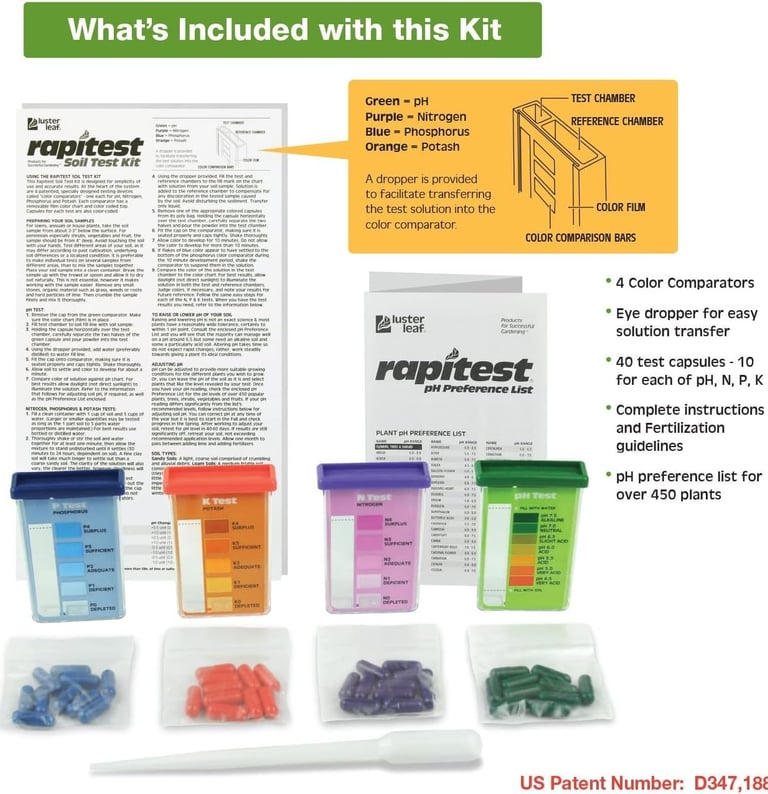 Luster Leaf Rapitest Soil Test Kit
