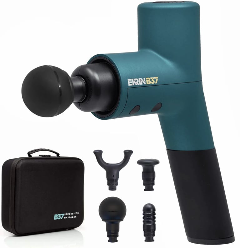 Ekrin Athletics B37S massage gun for deep muscle treatment and low back recovery