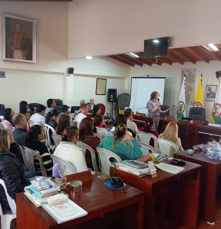 Reunión de beneficiarios
