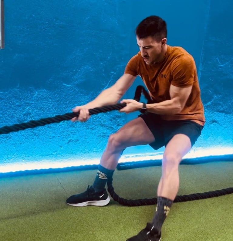 Entrenamiento en nuestro gimnasio en Rivas