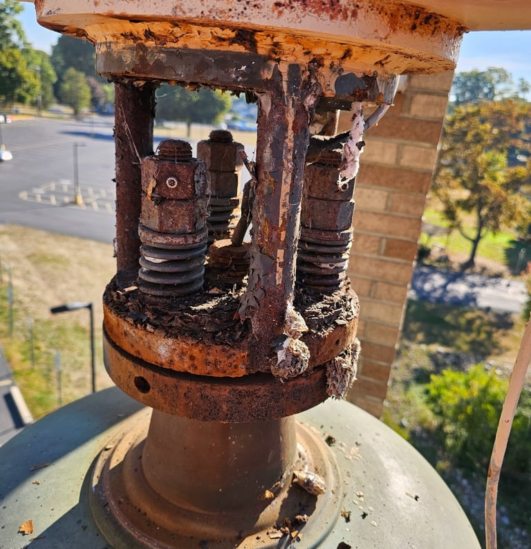 Bell Mounting to Tower