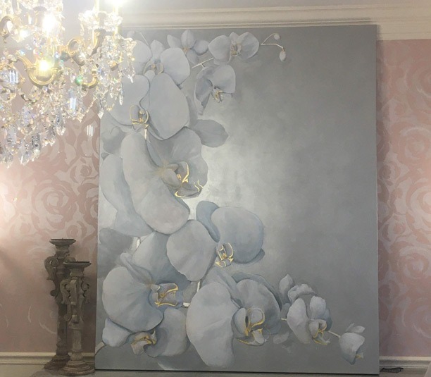 custom canvas art painting by marcine in pennington, nj