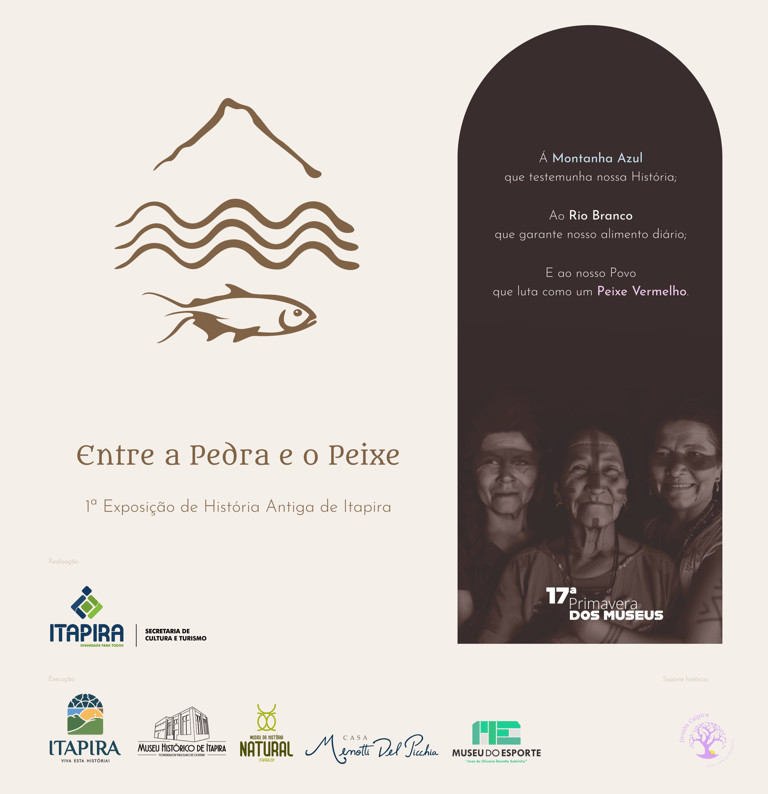 Divulgação da Exposição "Entre a Pedra e o Peixe" em 2023