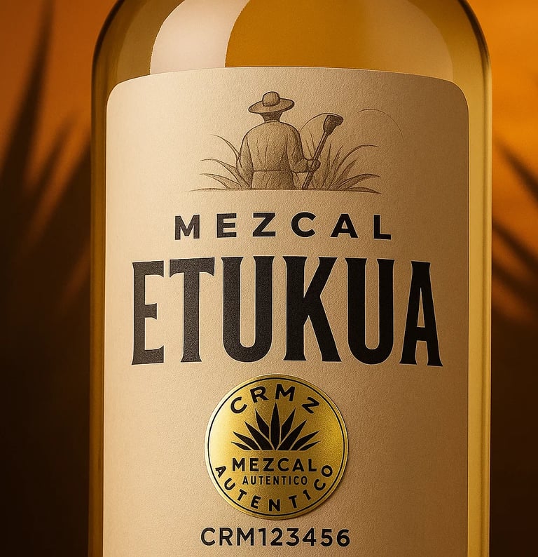 Botella de mezcal