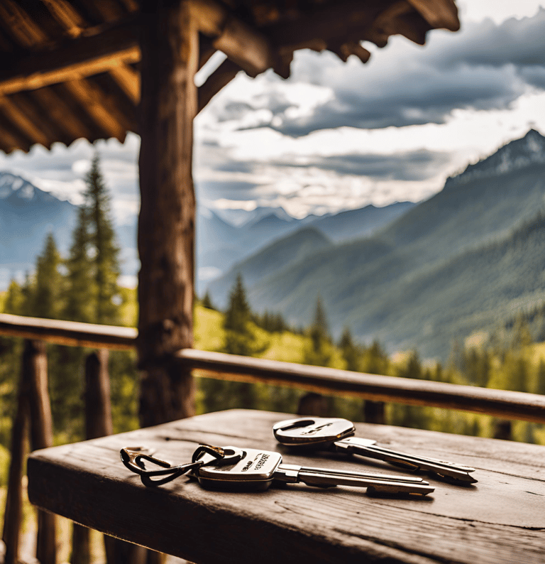 a pair of scissors and scissors on a table