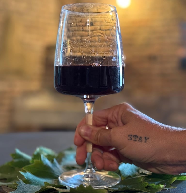 wine tasting bertinoro romagna in family cellar
