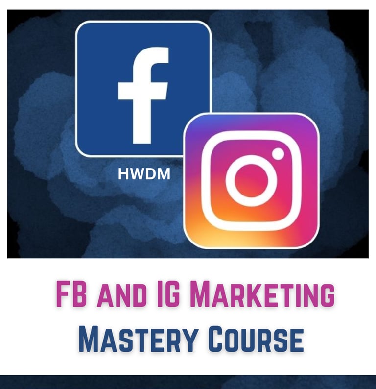 a facebook account with the words f and fb and fb instagramt