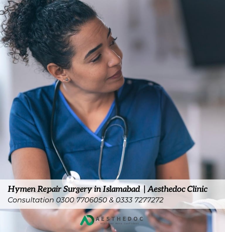 Hymen Repair Surgery in Islamabad | Aesthedoc Clinic