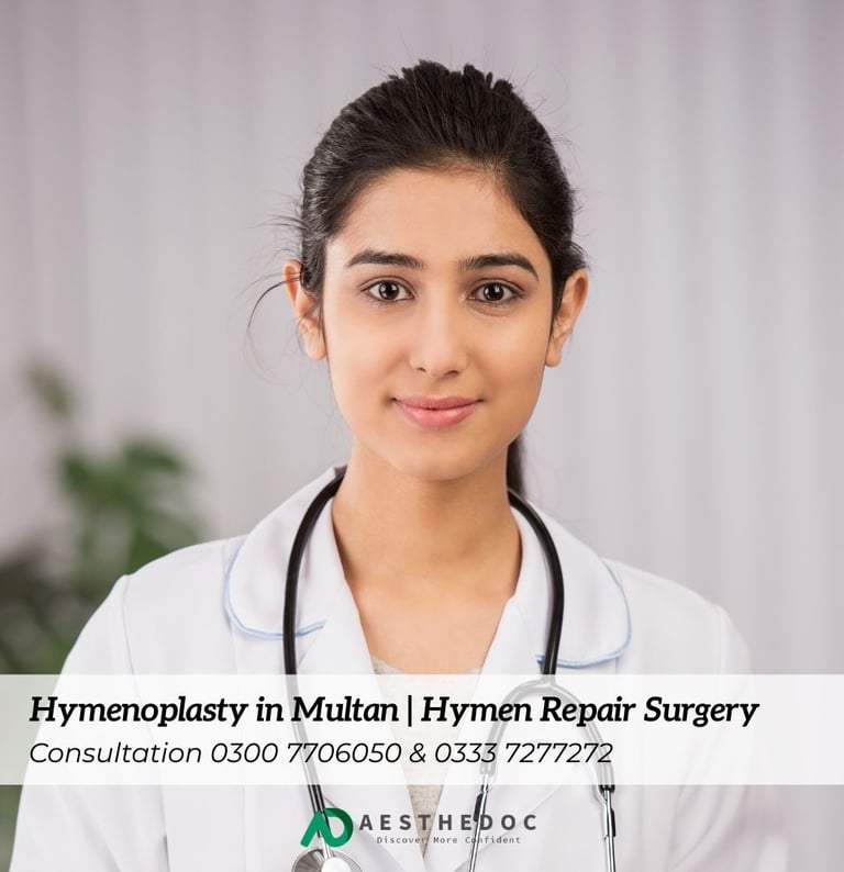 Hymenoplasty in Multan, Hymen Repair Surgery Pakistan