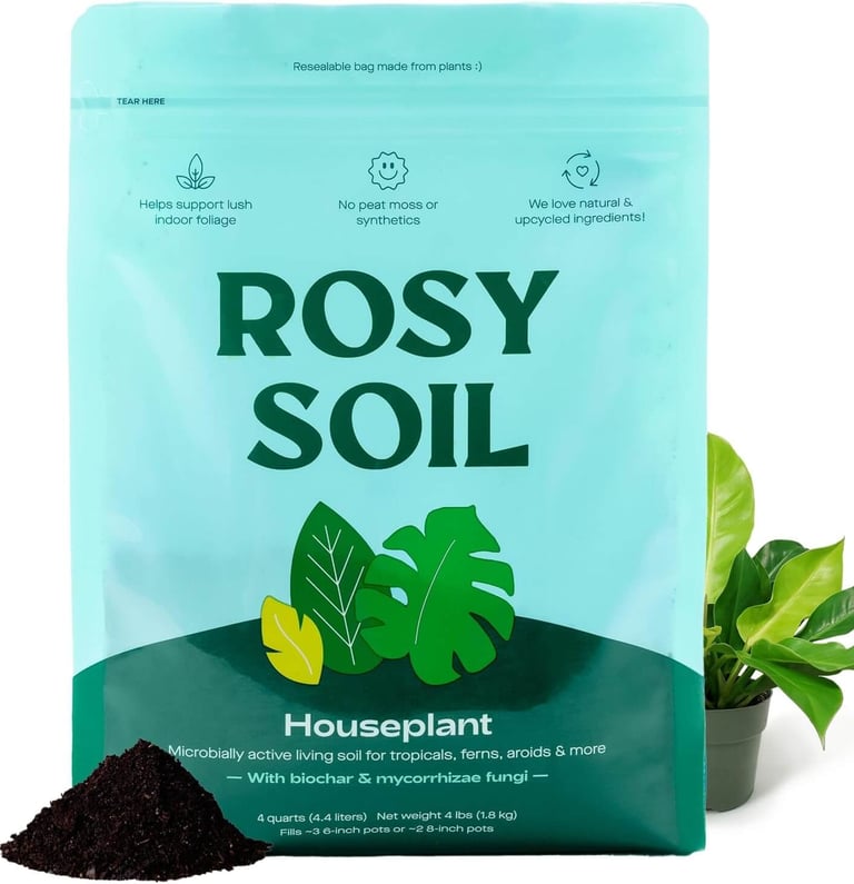 Rosy Soil Indoor Potting Soil for House Plants 