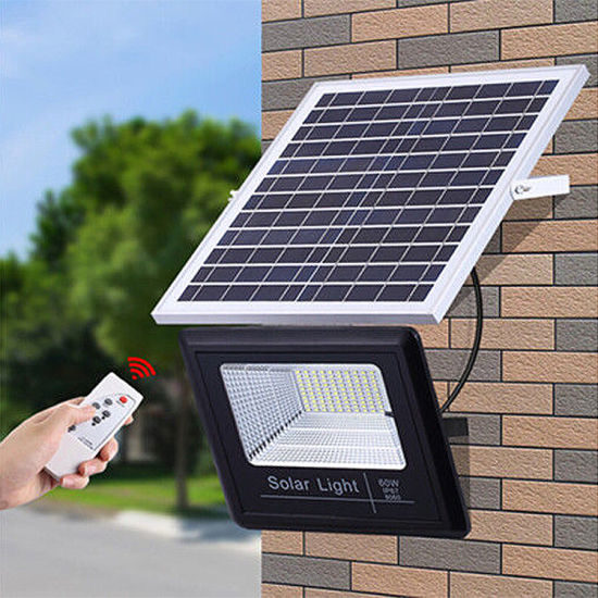 UMA LED solar street lights providing all-night security lighting for a highway.