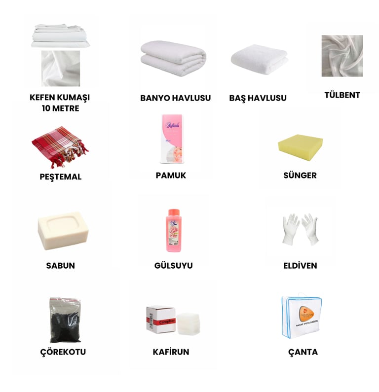 Kadın Kefen Takımı