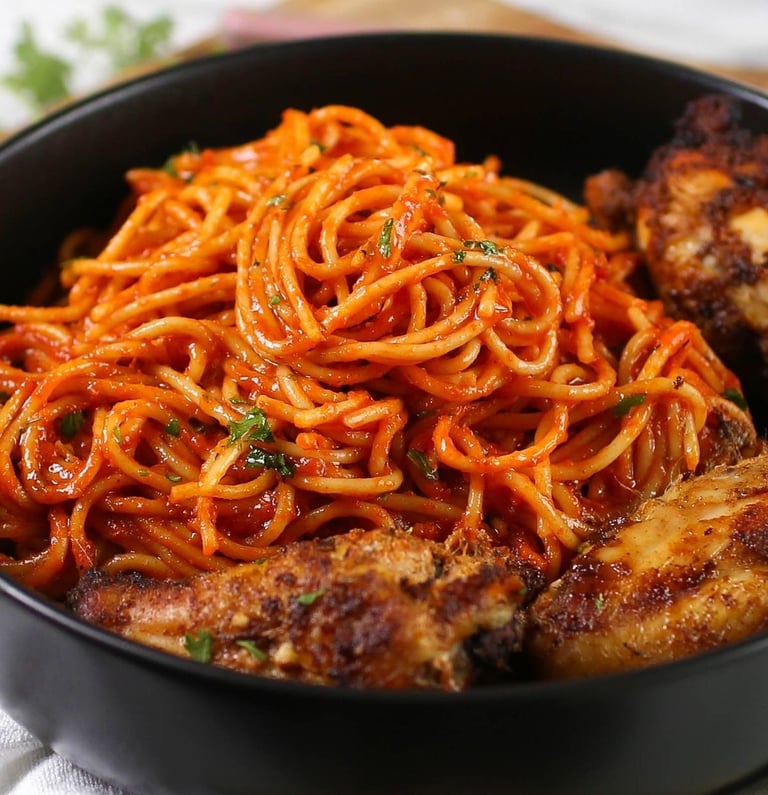jollof spaghetti