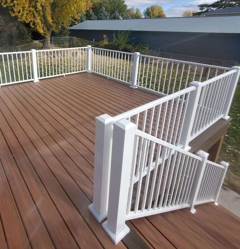 Trex Tiki Torch Deck with Spiced Rum border