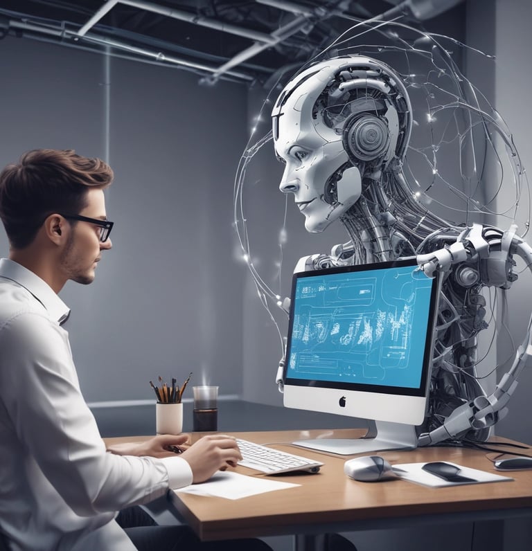 blue and white striped round textile