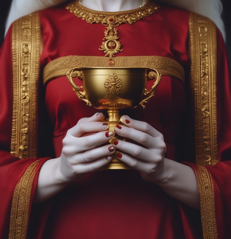 An abstract representation of spiritual journeys and personal insights.