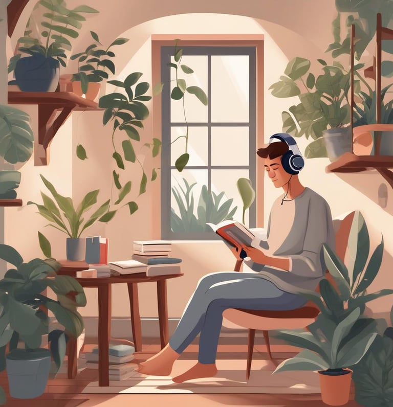 Calm Minds and Healthy Habits: Reducing Stress Through Reading and Listening to Books