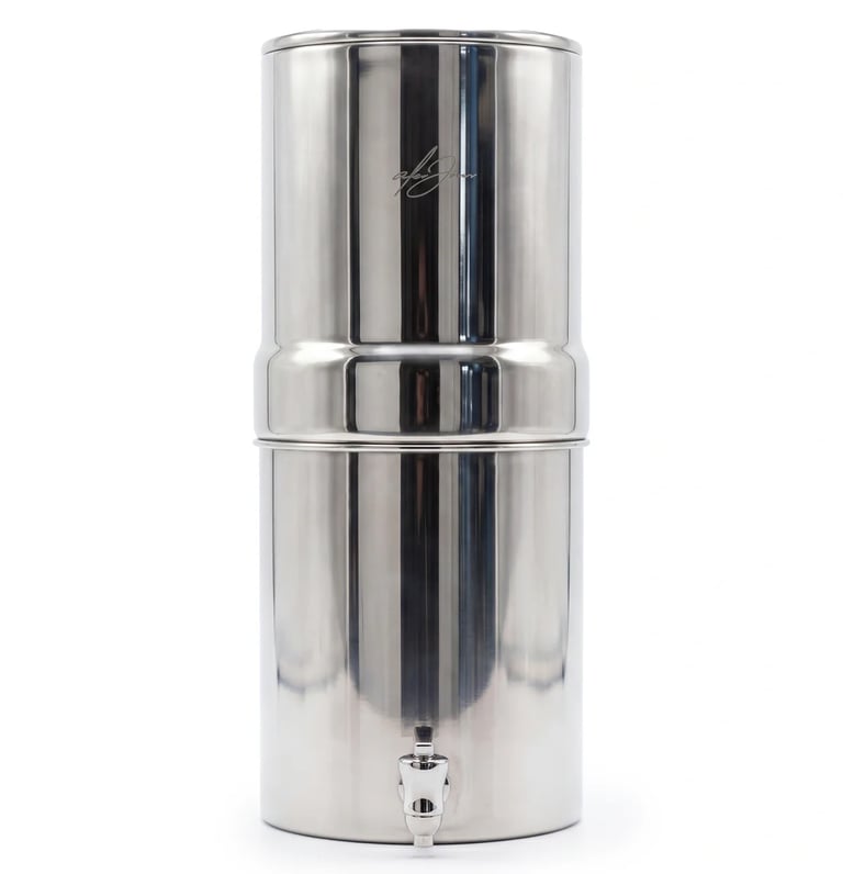 Alex Jones Dual Carbon Platinum Gravity-Fed Water Filter System