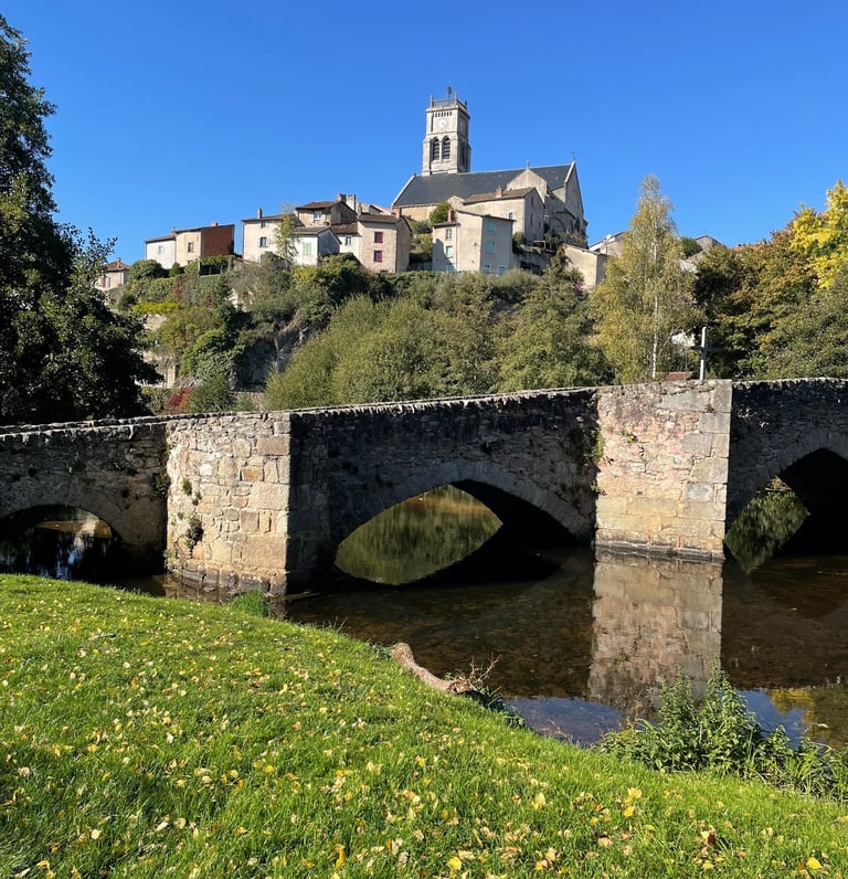 The old bridge in Bellac