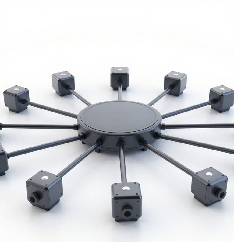 A minimalist splash screen showcasing the marghi logo in soft pastel colors on a clean white background