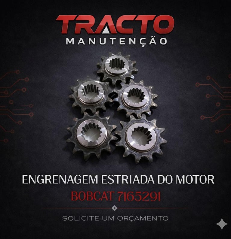 7165291 - Engrenagem Estriada do Motor da Vassoura