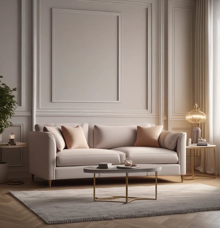 blue and white striped round textile