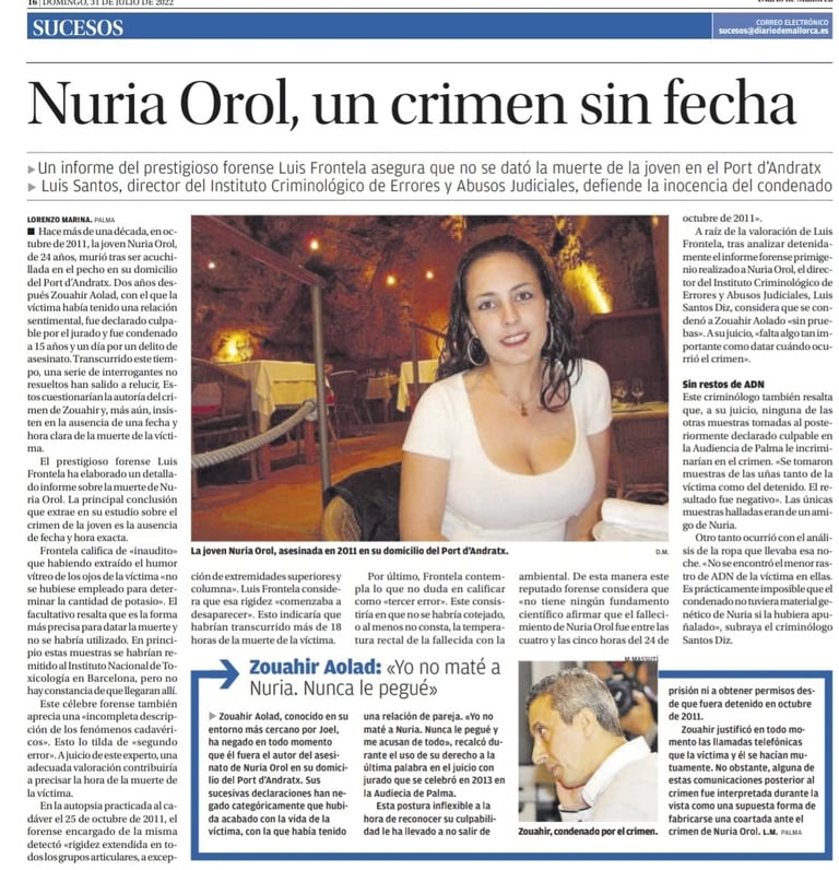 hOMICIDO EN MALLORCA