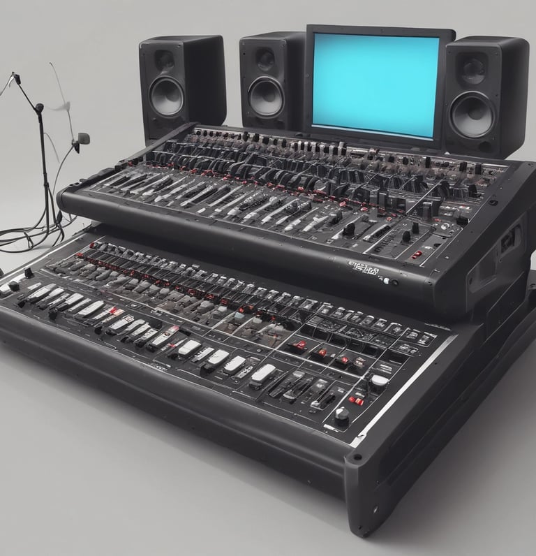 blue and white striped round textile