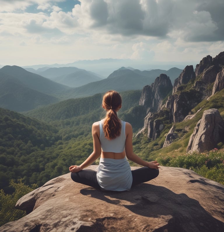 blue and white striped round textile