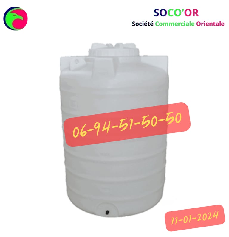 Citerne plastique Maroc 