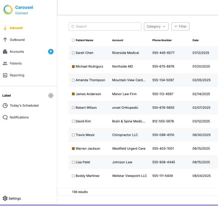 Track Your Referrals inbound and outboud