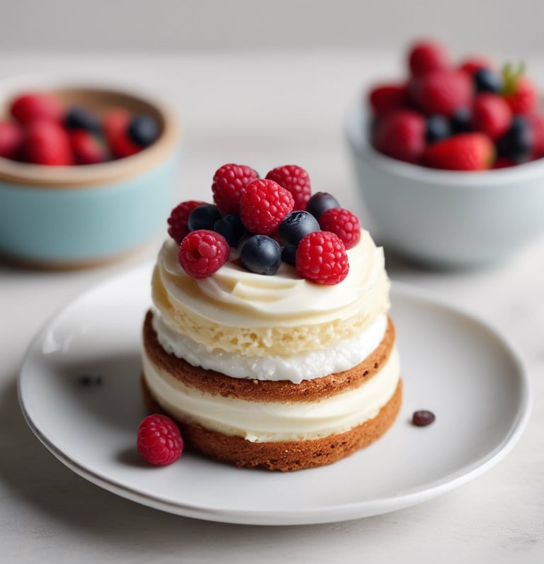 blue and white striped round textile