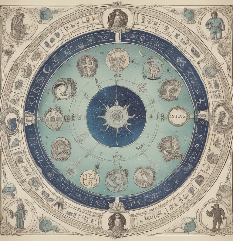 A serene, elegant geometric pattern in soft neutrals with gold accents symbolizing spiritual balance.