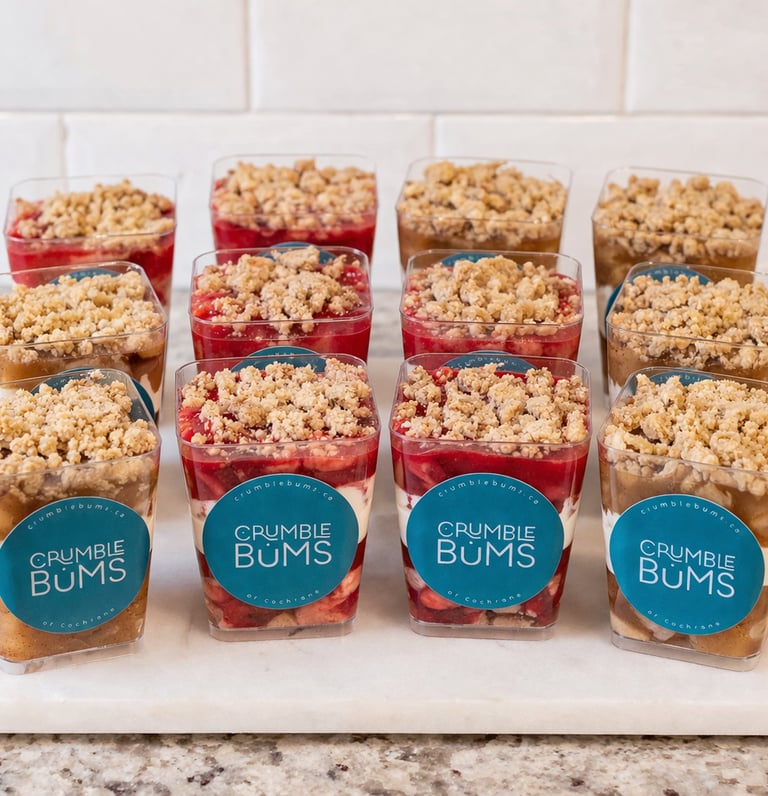 Crumble Bums Cheesecake Crumble Cups
