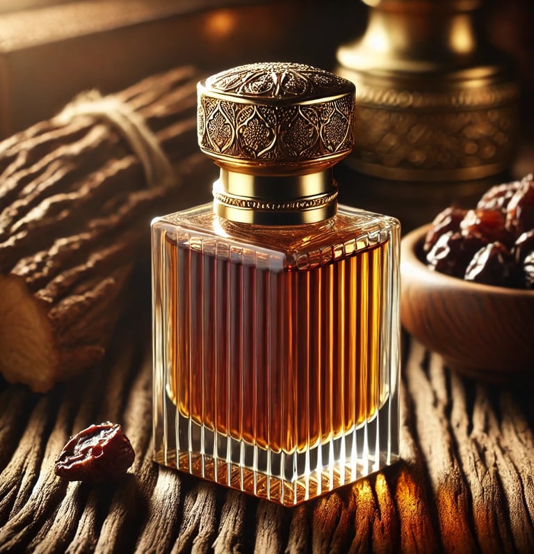 Oud oil bottle