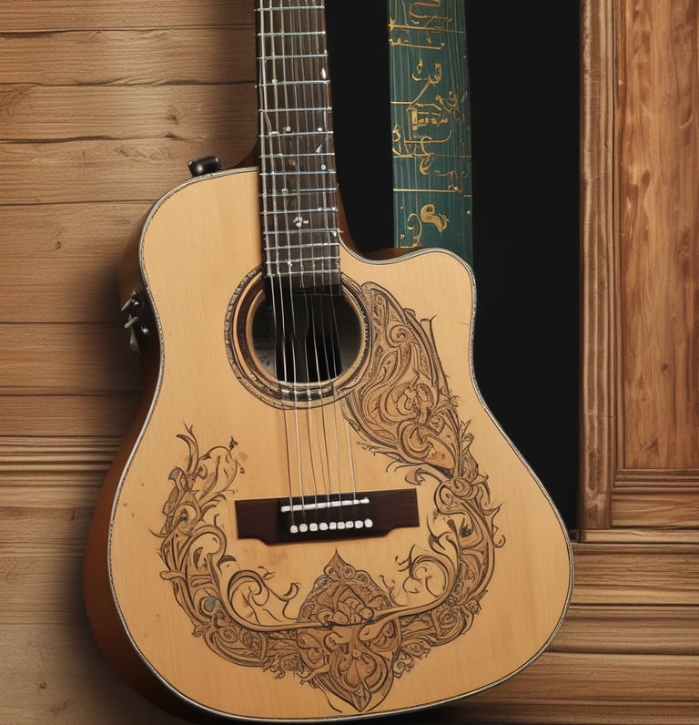 A vibrant concert scene with a singer performing passionately on stage.