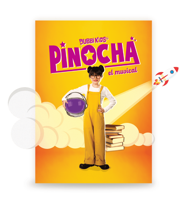 Cartel músical familiar Pinocha