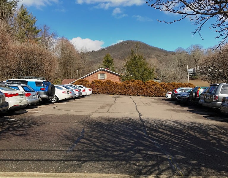 Image of the student parking cherry drive parking lot