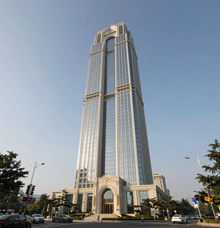 A bright, inviting modern home with large windows overlooking a peaceful garden.